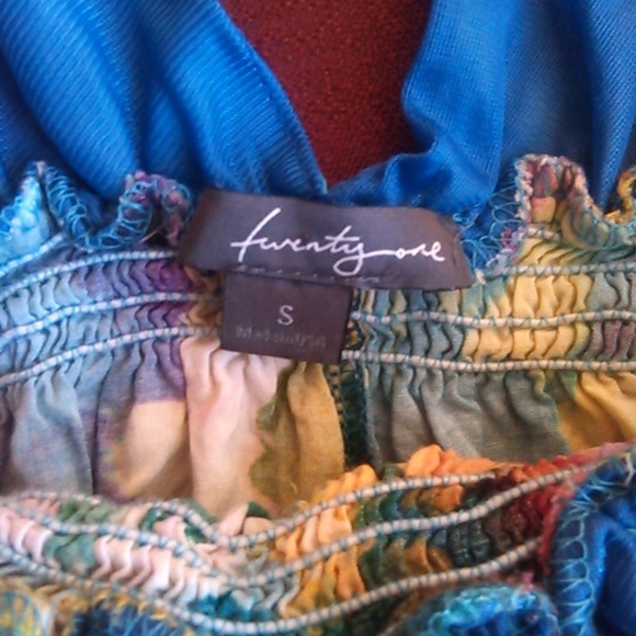 ❤️ Forever 21 Tie Dye Print Plunge Dress 2/$15 - Picture 7 of 9